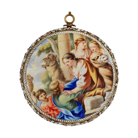 Fine and rare Dutch enamelled verge watch Circa 1676-1680 Fine and rare Dutch enamelled verge watch Circa 1676-1680