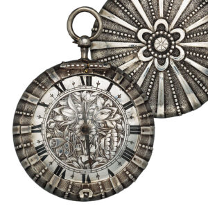 English silver and gilded brass one-handed verge watch Circa 1650
