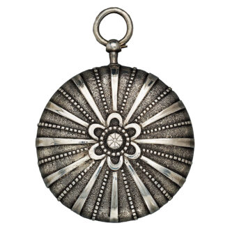 English silver and gilded brass one-handed verge watch Circa 1650