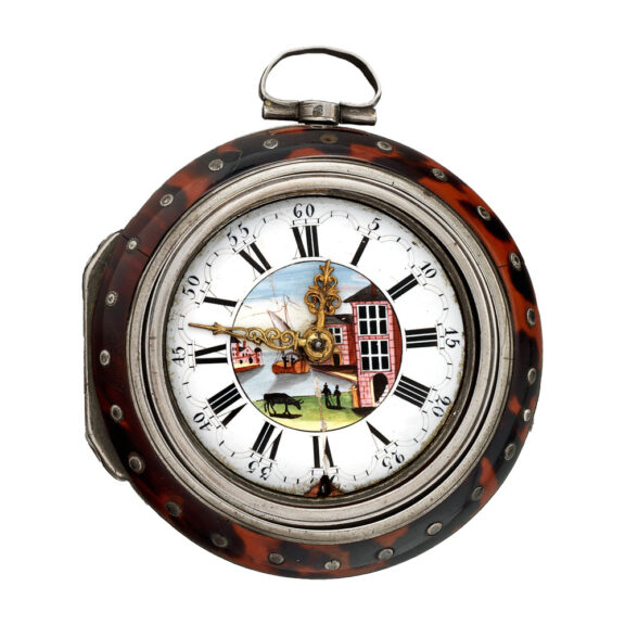 English silver triple-cased verge pocket watch Circa 1620-1630 English silver triple-cased verge pocket watch Circa 1620-1630