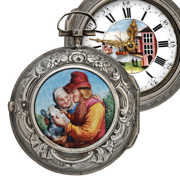 English silver triple-cased verge pocket watch Circa 1620-1630