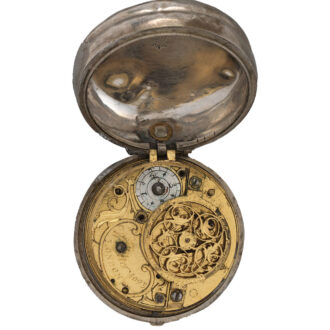 English silver triple-cased verge pocket watch Circa 1620-1630