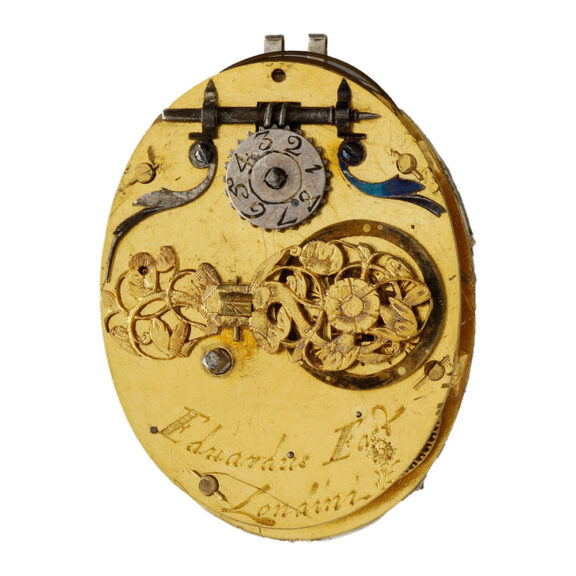 Rare English silver egg-shape Puritan pocket watch Circa 1640 Rare English silver egg-shape Puritan pocket watch Circa 1640