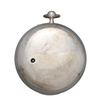 English silver enamel pair-cased verge pocket watch Circa 1710