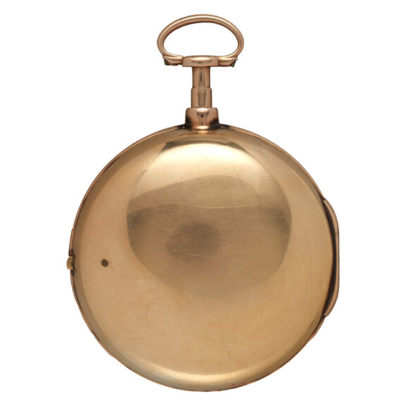 Heavy gold English pair-cased verge watch Circa early 19th's Heavy gold English pair-cased verge watch Circa early 19th's