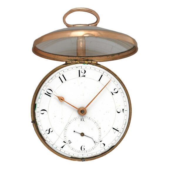Heavy gold English pair-cased verge watch Circa early 19th's