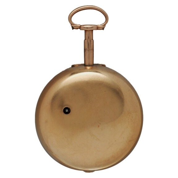 Heavy gold English pair-cased verge watch Circa early 19th's Heavy gold English pair-cased verge watch Circa early 19th's