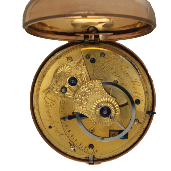 Heavy gold English pair-cased verge watch Circa early 19th's Heavy gold English pair-cased verge watch Circa early 19th's