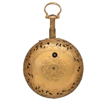 English gold verge watch in tortoiseshell case Circa 1770