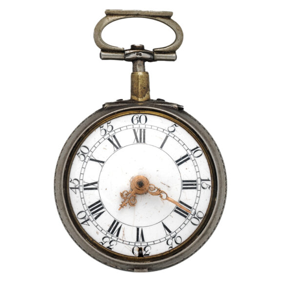 English silver pair-cased pocket watch Circa 1770-1790 English silver pair-cased pocket watch Circa 1770-1790