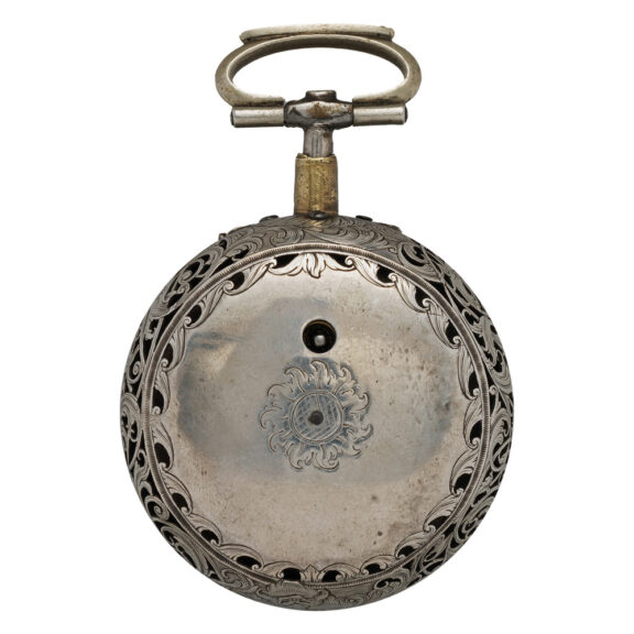 English silver pair-cased pocket watch Circa 1770-1790 English silver pair-cased pocket watch Circa 1770-1790