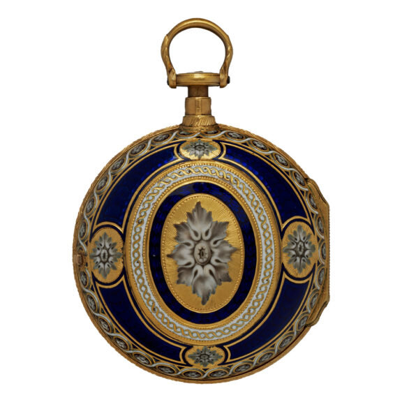 Fine English gold and enamel verge pocket watch Circa 1802-1840 Fine English gold and enamel verge pocket watch Circa 1802-1840