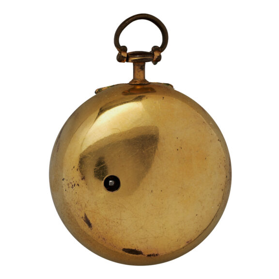English pinchbeck watch in tortoiseshell pair cases from the 18th century English pinchbeck watch in tortoiseshell pair cases from the 18th century
