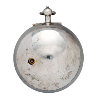 English silver watch with wandering hour Circa 19th or 20th century English silver watch with wandering hour Circa 19th or 20th century