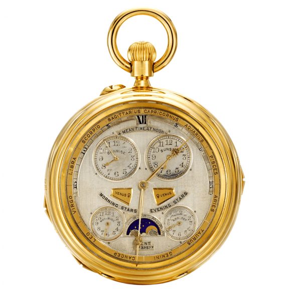 Important English ultra complicated double dialled watch Circa 1904 Important English ultra complicated double dialled watch Circa 1904