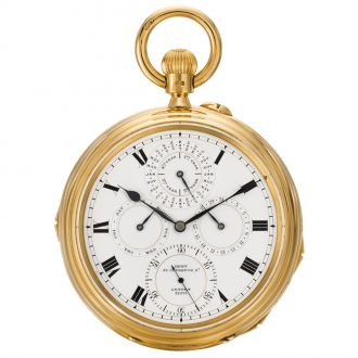 Important English ultra complicated double dialled watch Circa 1904