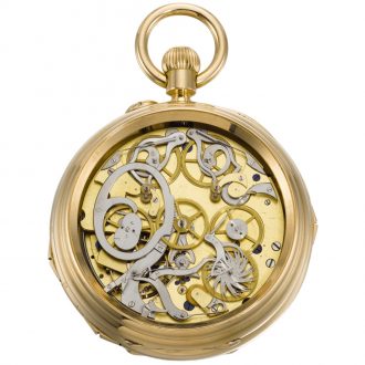 Important English ultra complicated double dialled watch Circa 1904