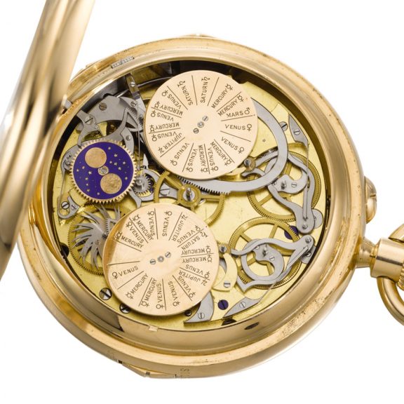 Important English ultra complicated double dialled watch Circa 1904 Important English ultra complicated double dialled watch Circa 1904