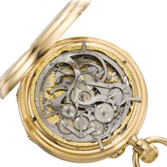 Important English ultra complicated double dialled watch Circa 1904