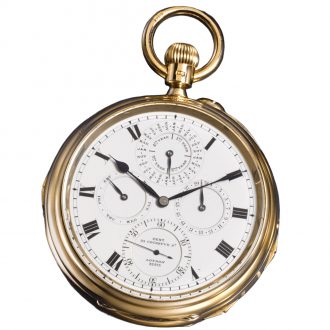 Important English ultra complicated double dialled watch Circa 1904
