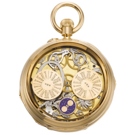 Important English ultra complicated double dialled watch Circa 1904 Important English ultra complicated double dialled watch Circa 1904