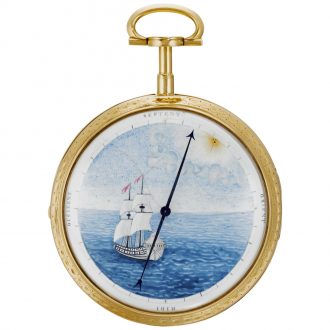 Swiss double dialled watch with time zones and compass Circa 1790