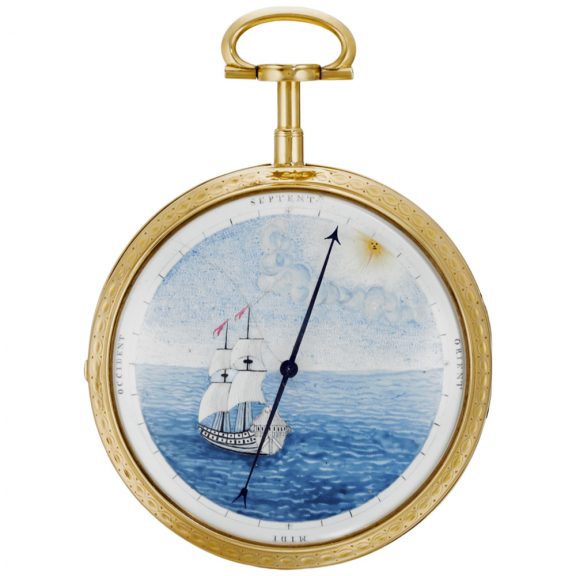 Swiss double dialled watch with time zones and compass Circa 1790 Swiss double dialled watch with time zones and compass Circa 1790