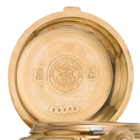 Swiss double dialled calendar watch with moon phases Circa 1890 Swiss double dialled calendar watch with moon phases Circa 1890