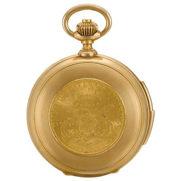 Swiss minute repeating watch with engraved coat of arms Circa 1880 Swiss minute repeating watch with engraved coat of arms Circa 1880