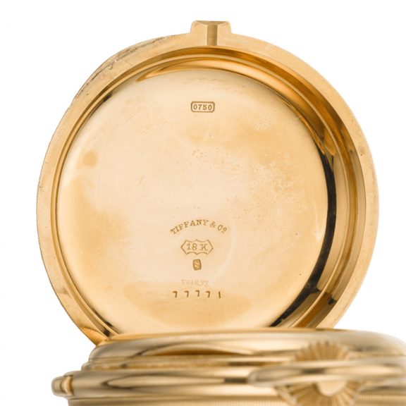 American repeating chronograph with moon phase Circa 1880 American repeating chronograph with moon phase Circa 1880