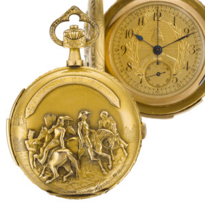 Swiss repeating commemoration chronograph Circa 1910