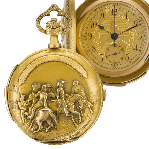 Swiss repeating commemoration chronograph Circa 1910