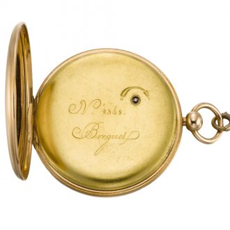 Unusual French Montre Simple cylinder watch with date Circa 1818