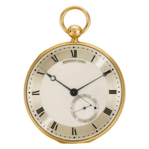 French Montre Simple watch with dead centre seconds Circa 1831