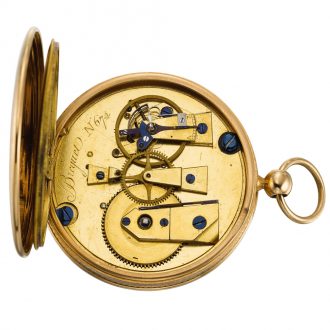 French Montre Simple Nouveau Calibre cylinder watch Circa 1809