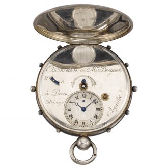 Rare French cylinder Montre à Tact pocket watch circa 1810