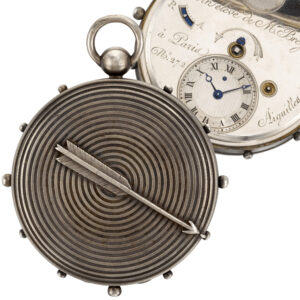 Rare French cylinder Montre à Tact pocket watch circa 1810