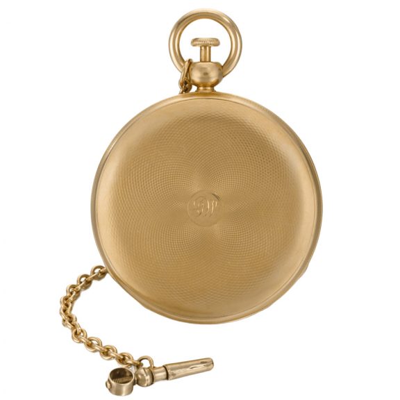 French quarter repeating ruby cylinder calendar watch Circa 1810 French quarter repeating ruby cylinder calendar watch Circa 1810