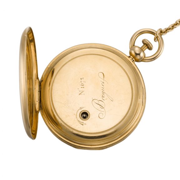 French quarter repeating ruby cylinder calendar watch Circa 1810 French quarter repeating ruby cylinder calendar watch Circa 1810