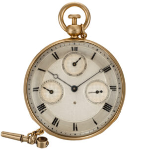 French quarter repeating ruby cylinder calendar watch Circa 1810