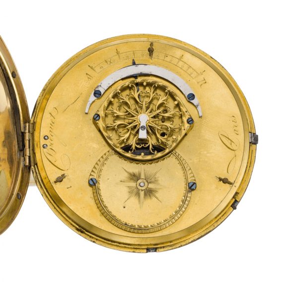 French cylinder watch with date and centre seconds Circa 1800 French cylinder watch with date and centre seconds Circa 1800