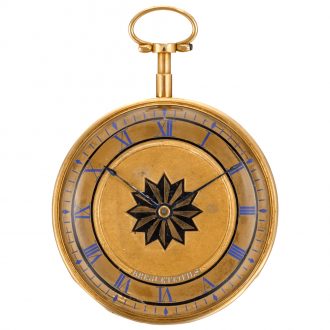 French repeating watch with enamel astrological symbols circa 1800 French repeating watch with enamel astrological symbols circa 1800