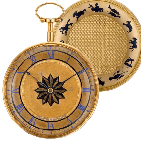French repeating watch with enamel astrological symbols circa 1800 French repeating watch with enamel astrological symbols circa 1800