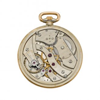 French open faced keyless Montre Simple dress watch Circa 1937