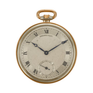 French open faced keyless Montre Simple dress watch Circa 1937
