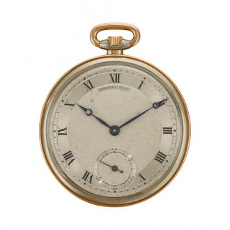 French open faced keyless Montre Simple dress watch Circa 1937