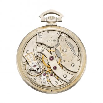 Swiss digital jump hour watch with perpetual calendar Circa 1927