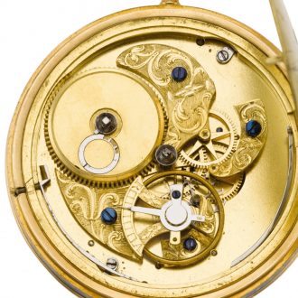 Rare French pocket watch with revolutionary date indication Circa 1800