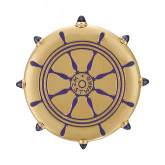 French commemorate watch in the shape of a ship's wheel Circa 1910