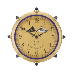 French commemorate watch in the shape of a ship's wheel Circa 1910